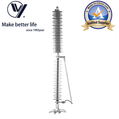 Bon prix 110kV Polymer Housed Surge Arrester with Leave Device for Substation en ligne